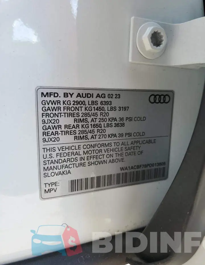 WA1ACBF78PD013605 Photo# 12