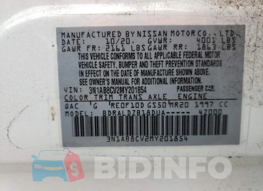 3N1AB8CV2MY201854 Photo# 12