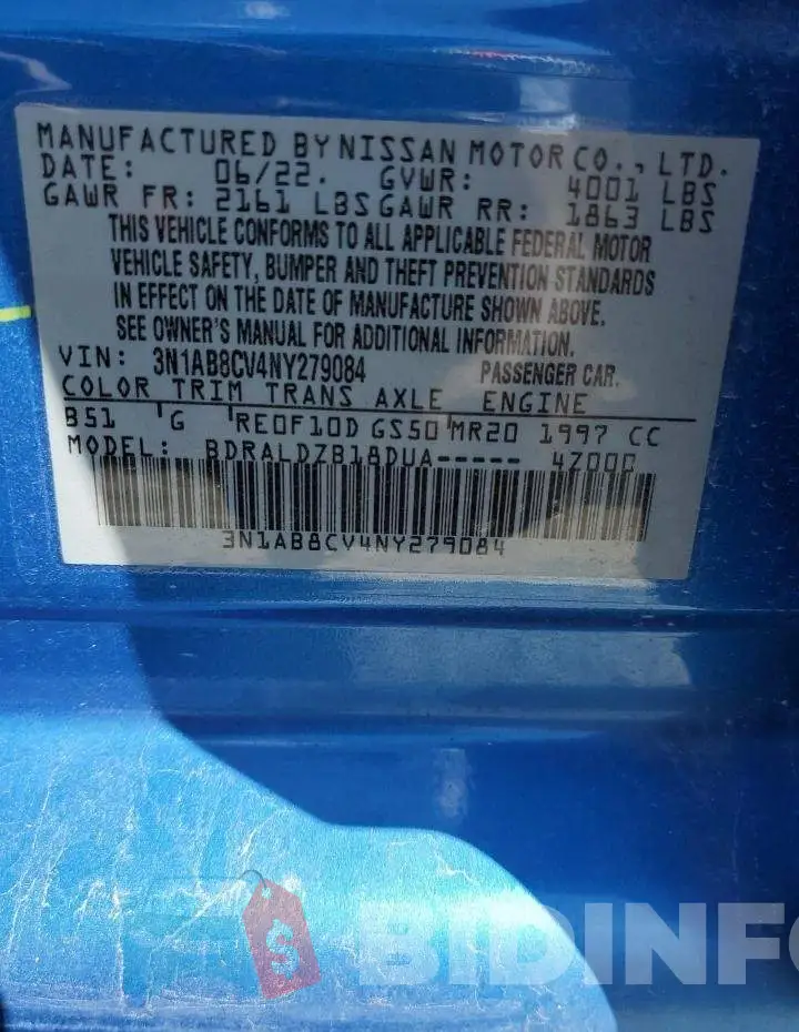 3N1AB8CV4NY279084 Photo# 12