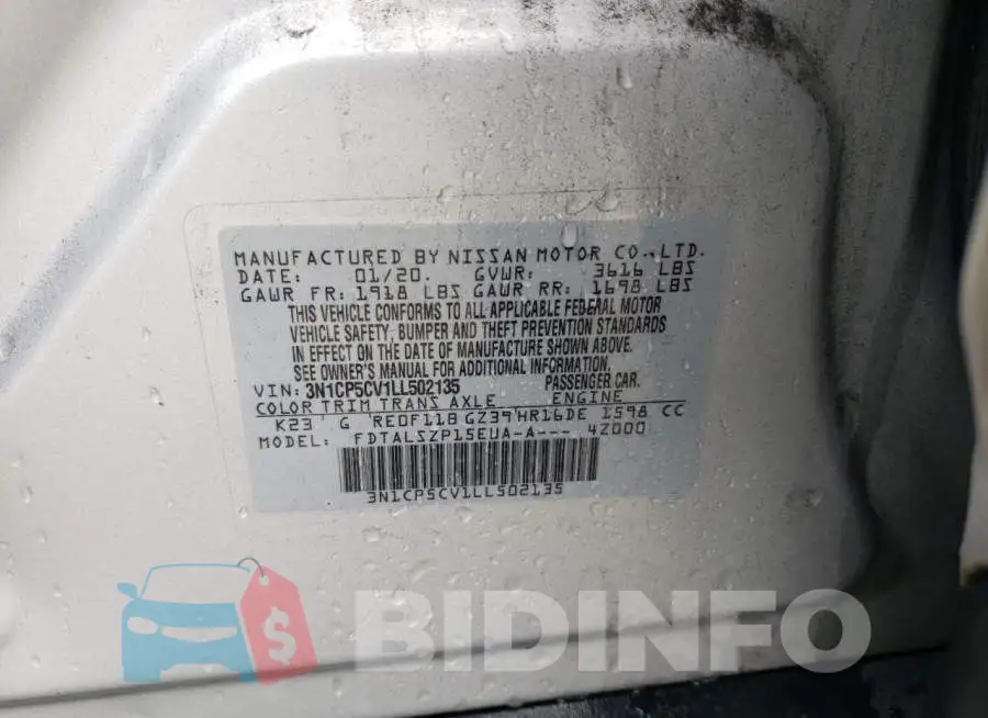 3N1CP5CV1LL502135 Photo# 13