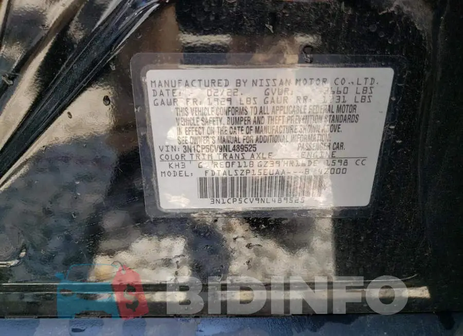 3N1CP5CV9NL489525 Photo# 13