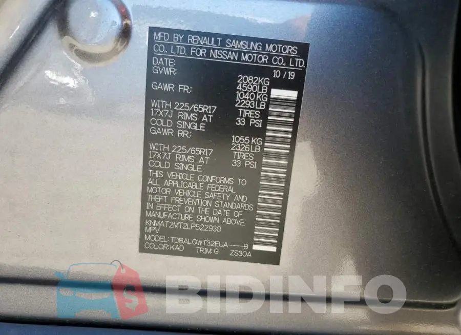 KNMAT2MT2LP522930 Photo# 13