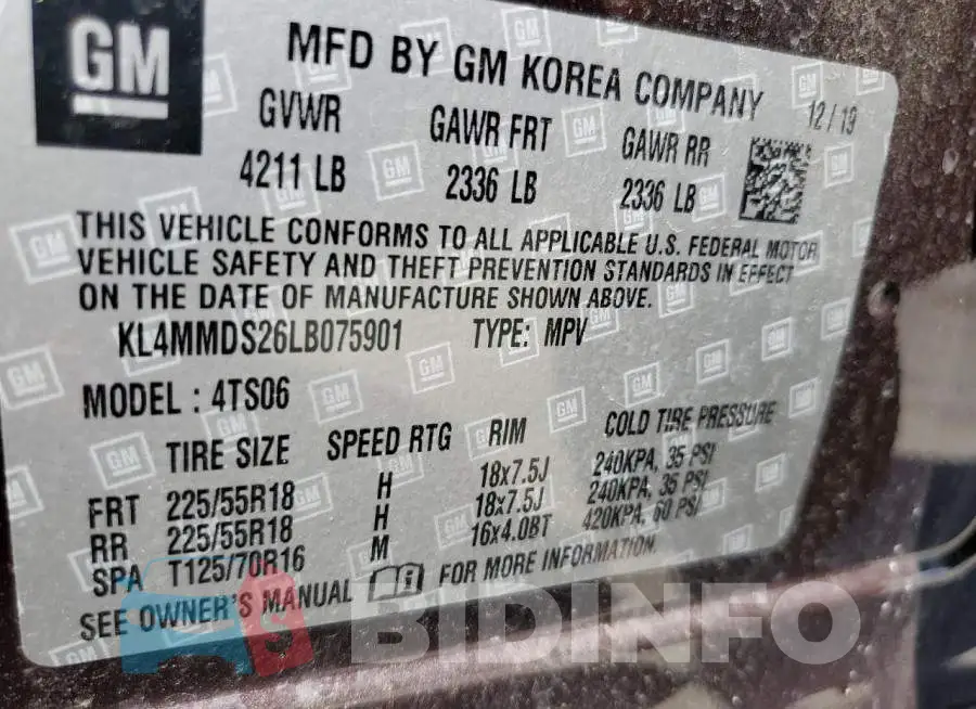 KL4MMDS26LB075901 Photo# 13