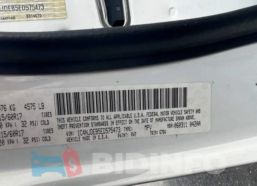 1C4NJDEB5ED575473 Photo# 10