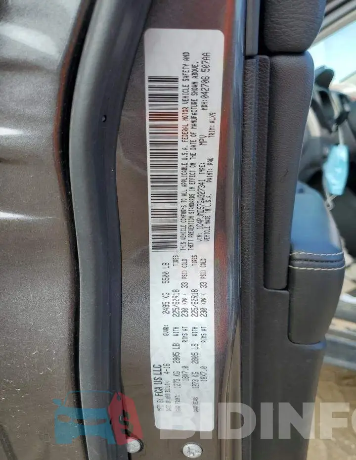 1C4PJMDS7GW327341 Photo# 12