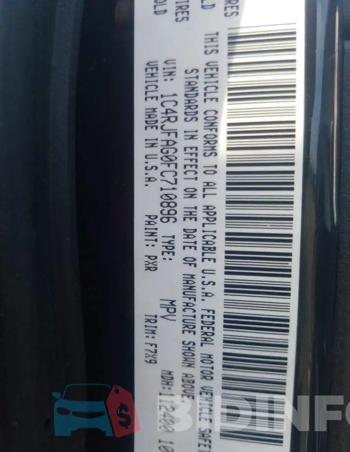 1C4RJFAG0FC710896 Photo# 14