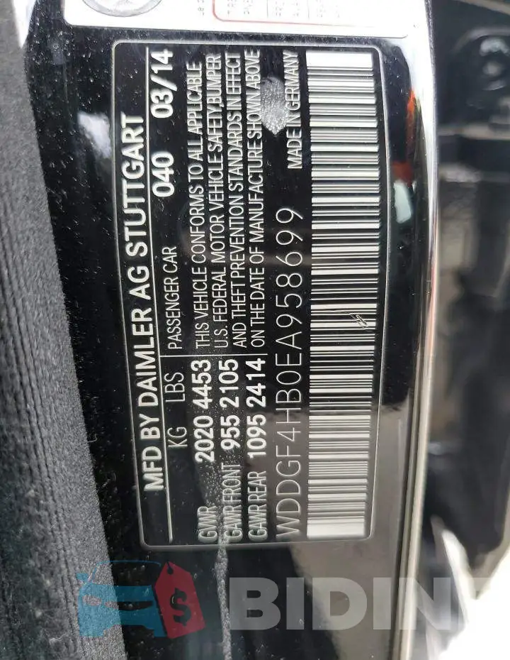 WDDGF4HB0EA958699 Photo# 12