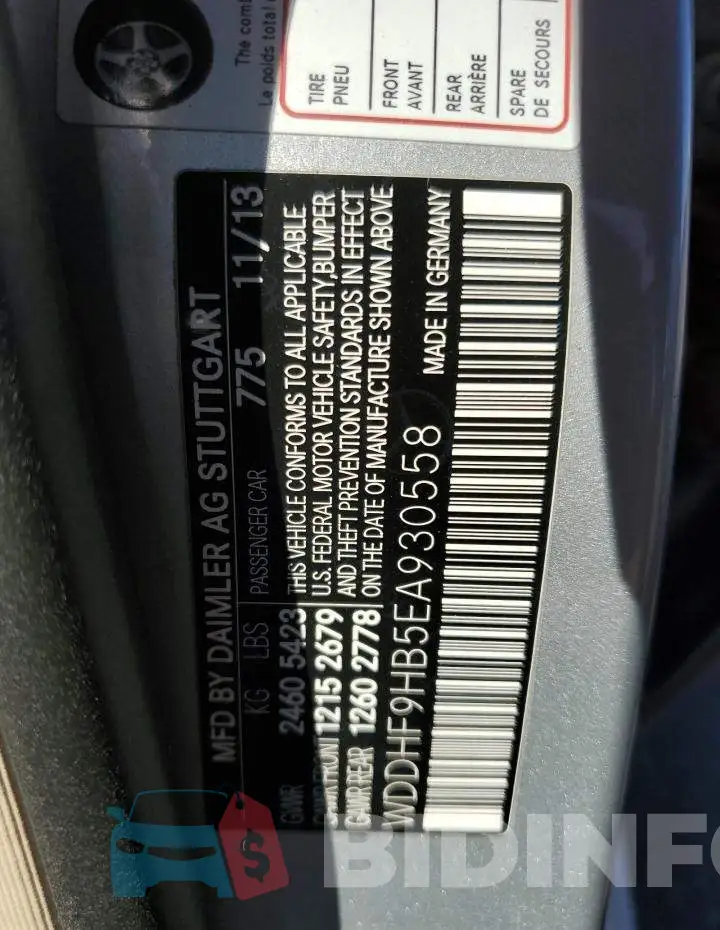WDDHF9HB5EA930558 Photo# 12