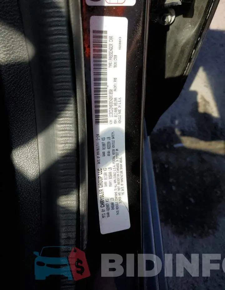 1C3CDZAB3EN201850 Photo# 13