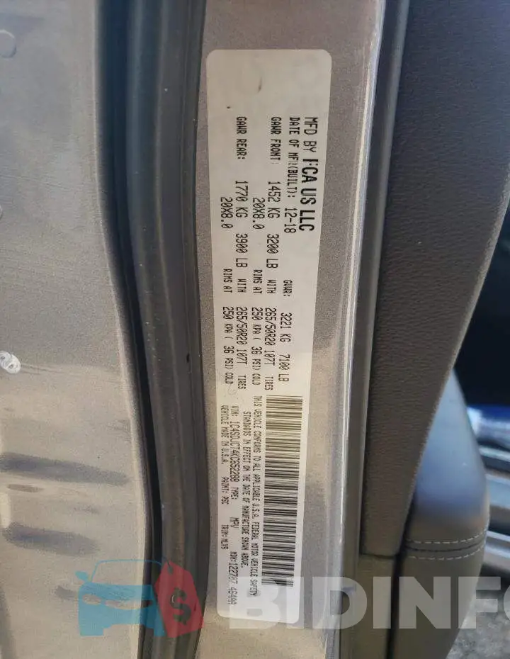 1C4SDJCT4KC652288 Photo# 12