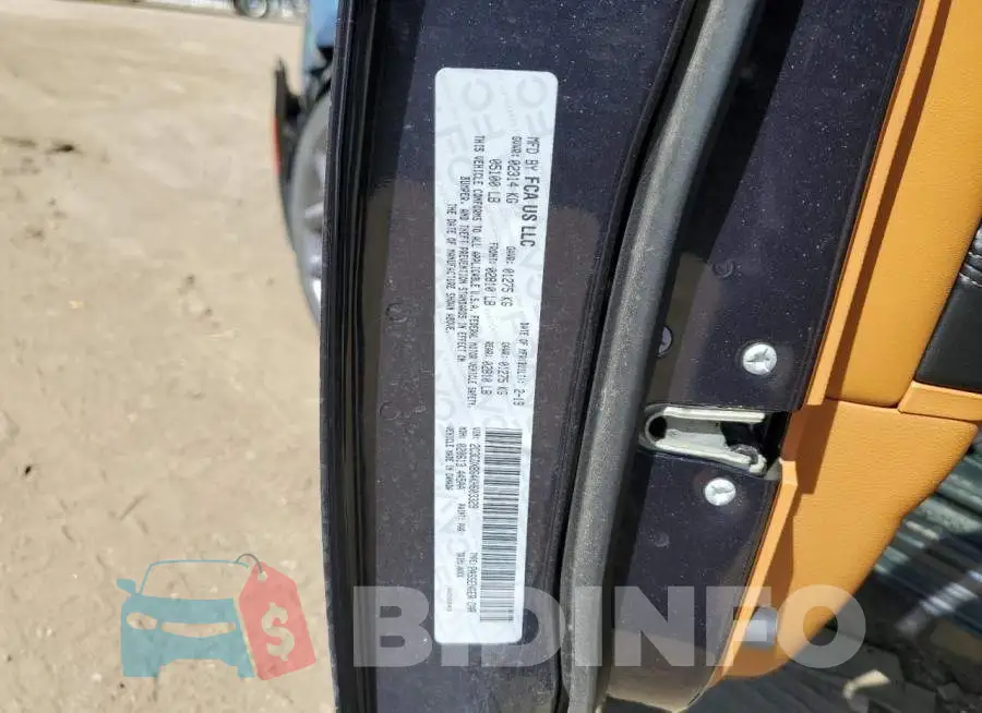 2C3CDXBG4KH603329 Photo# 12