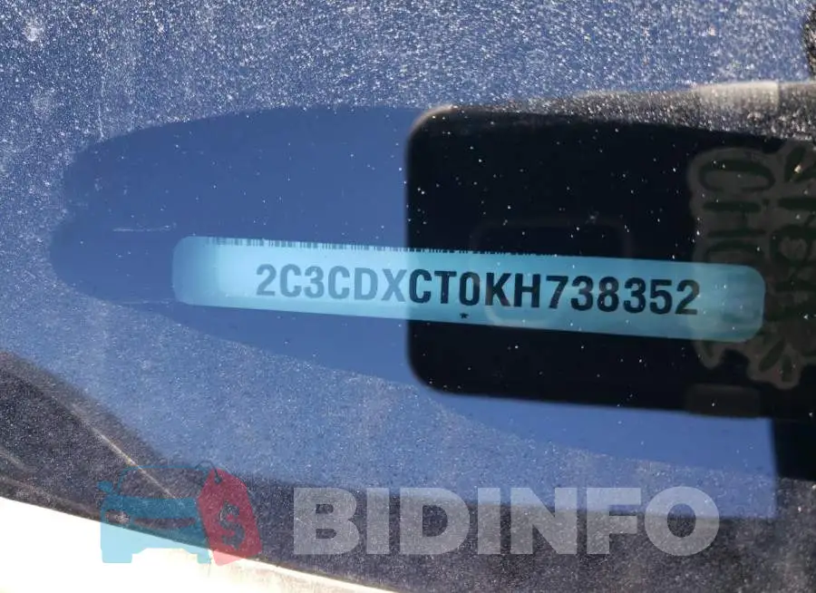 2C3CDXCT0KH738352 Photo# 12