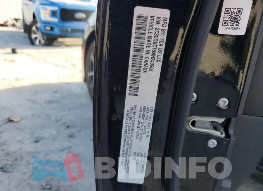 2C3CDXCT5NH240605 Photo# 12