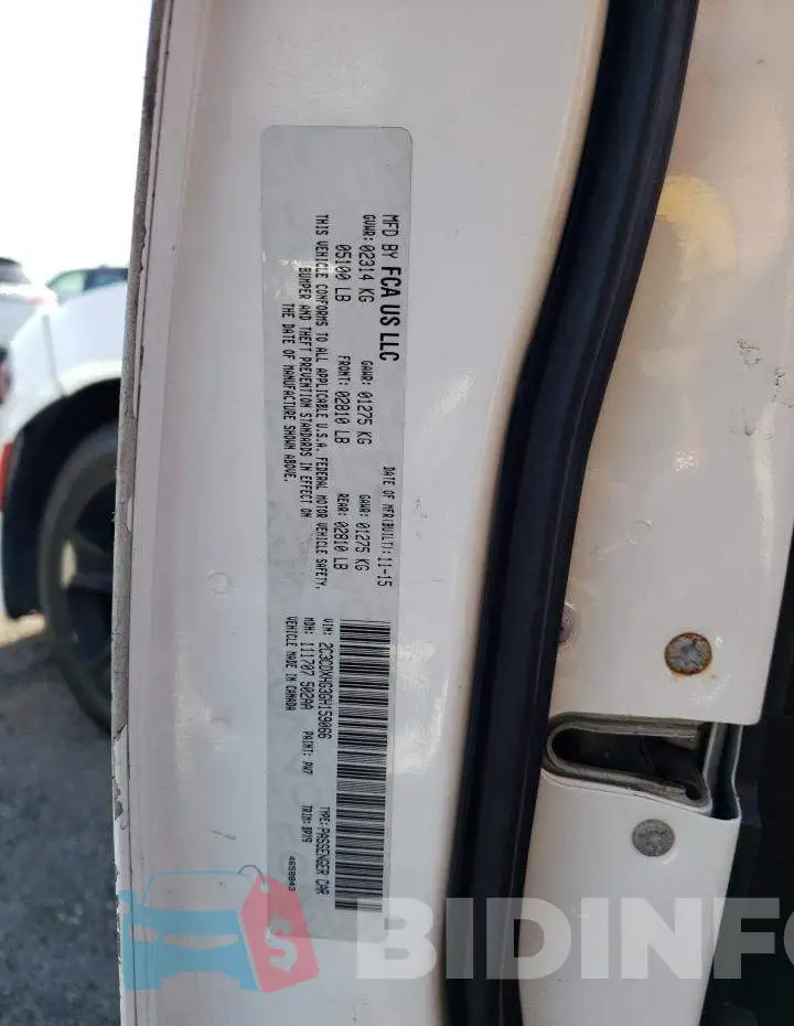 2C3CDXHG3GH159066 Photo# 12