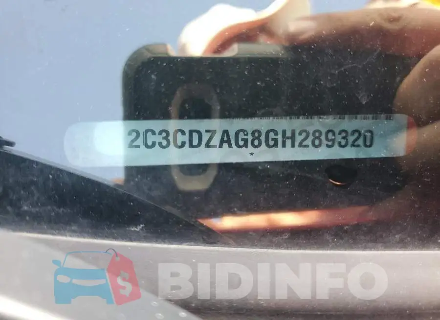 2C3CDZAG8GH289320 Photo# 12