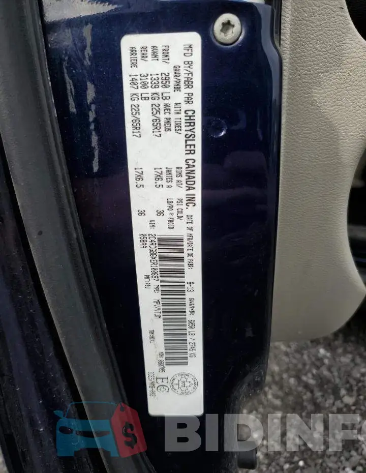 2C4RDGBGXER100697 Photo# 14