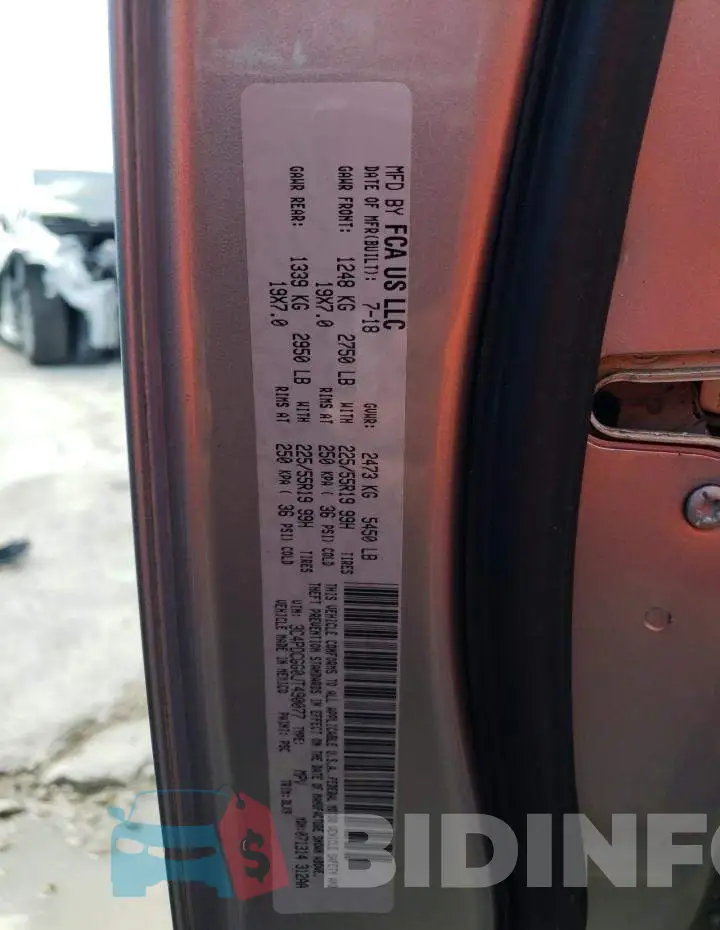 3C4PDCGG0JT490077 Photo# 14