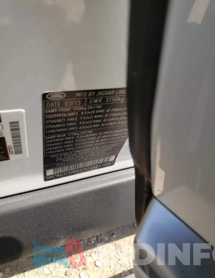 SALGS2TF8FA227971 Photo# 12