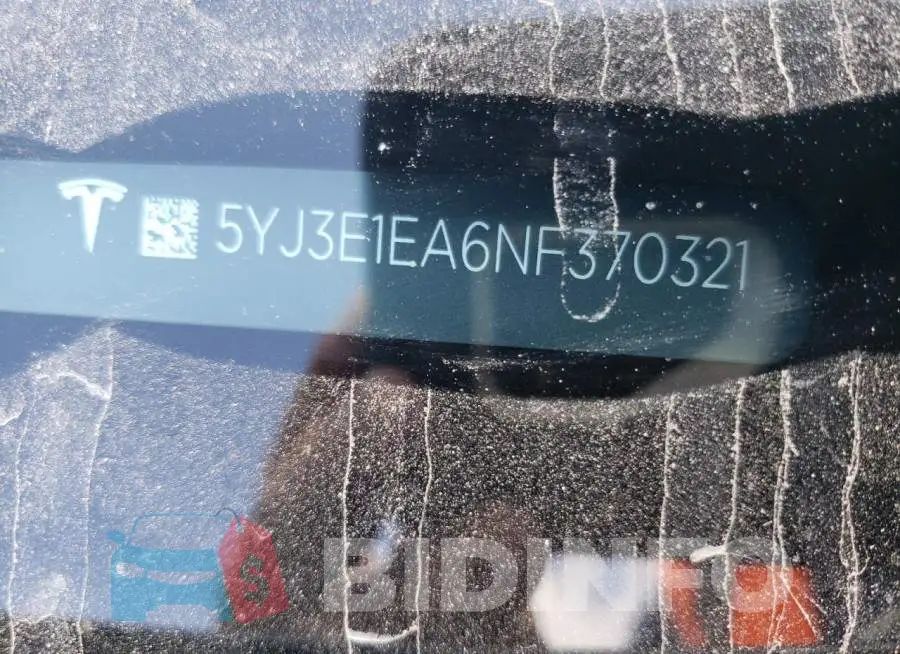 5YJ3E1EA6NF370321 Photo# 12