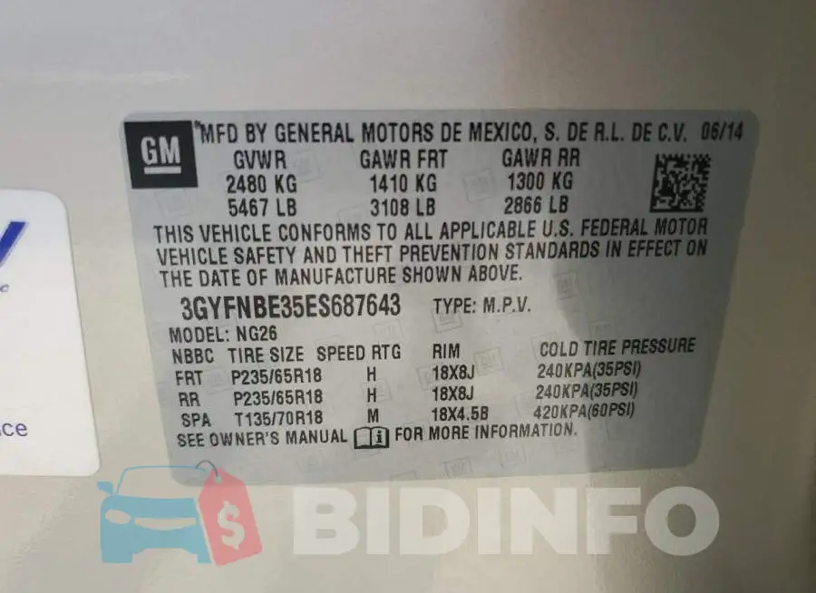 3GYFNBE35ES687643 Photo# 12