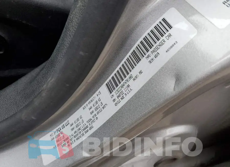 1C3CCCAB4FN701002 Photo# 12