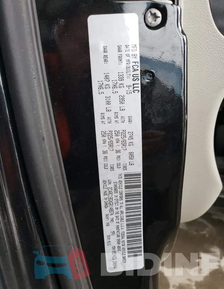 2C4RC1BGXGR148574 Photo# 13