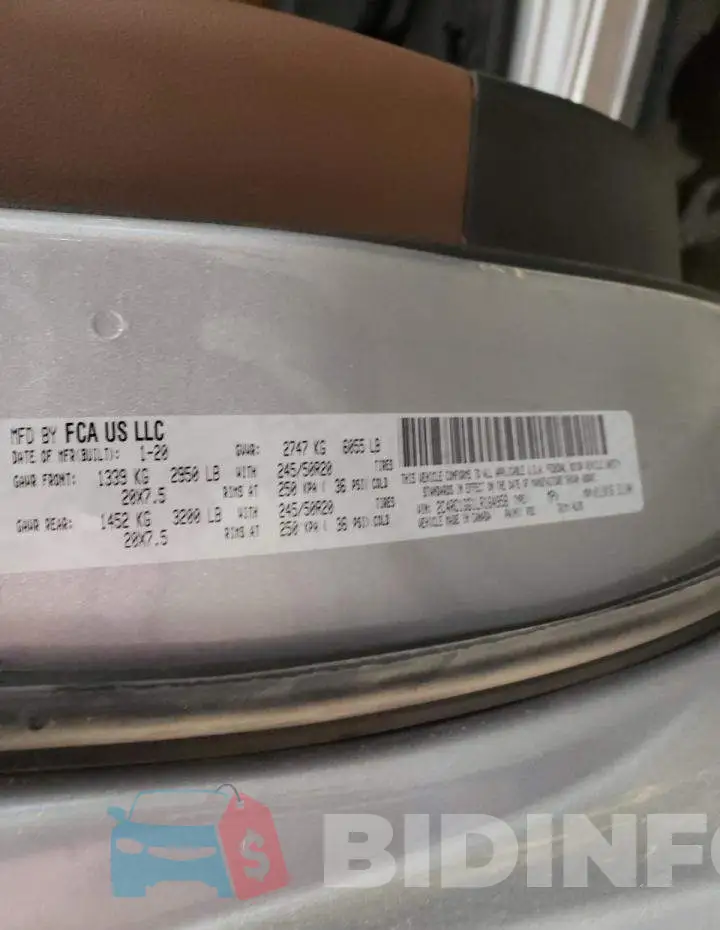 2C4RC1GG1LR164956 Photo# 13