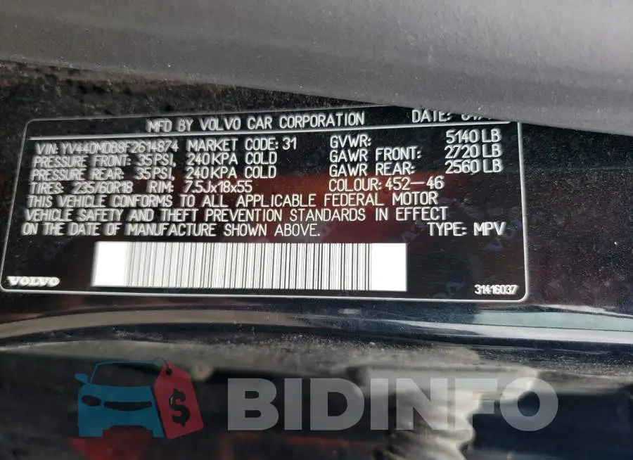 YV440MDB8F2614874 Photo# 14
