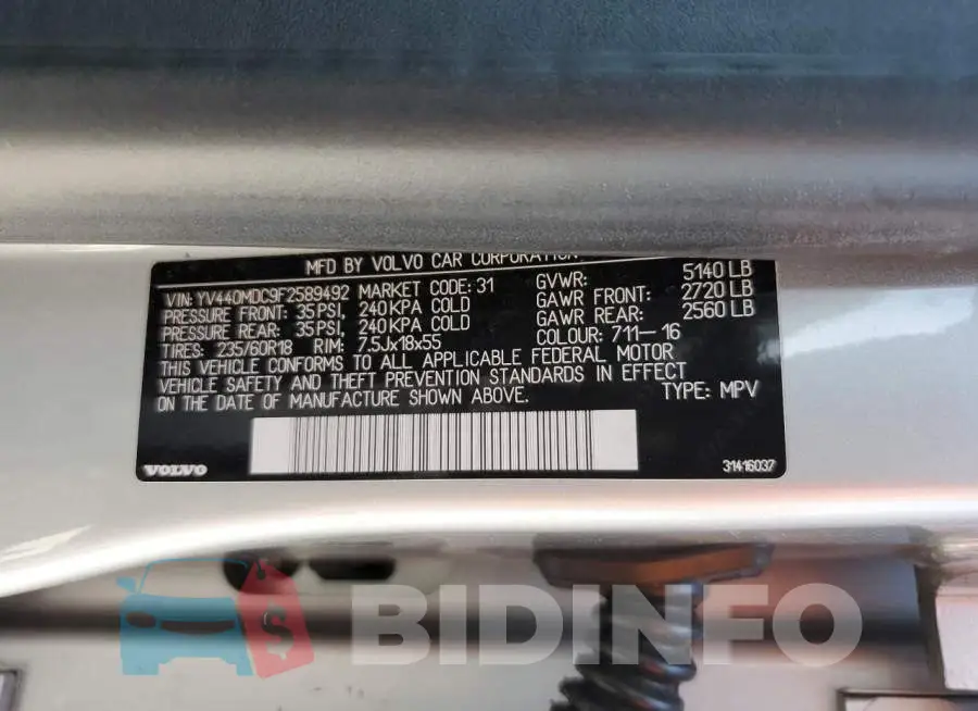 YV440MDC9F2589492 Photo# 13