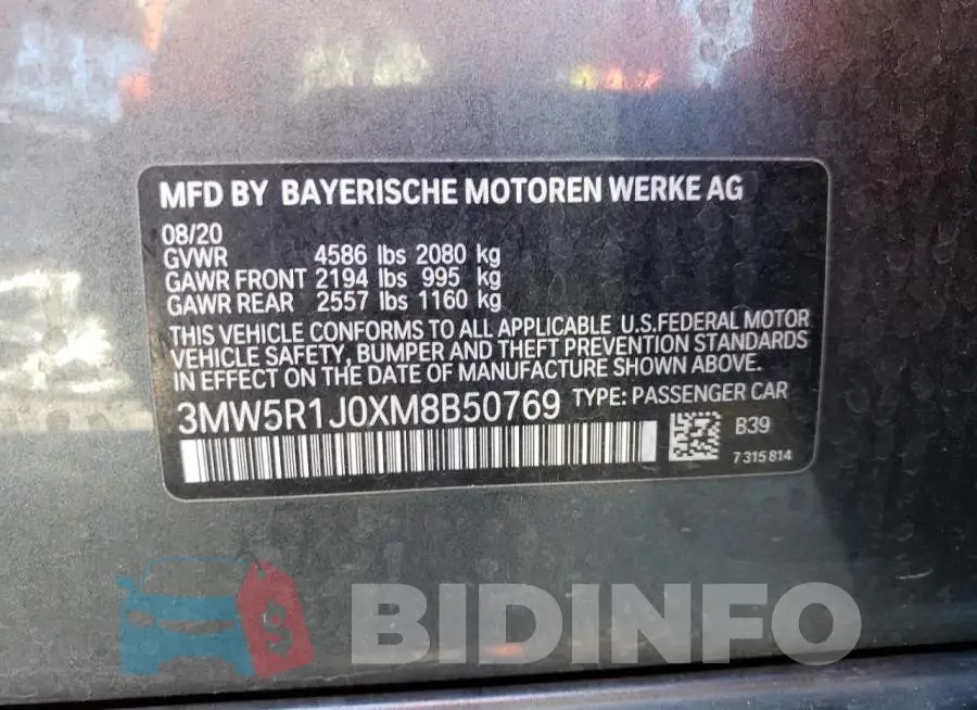 3MW5R1J0XM8B50769 Photo# 12