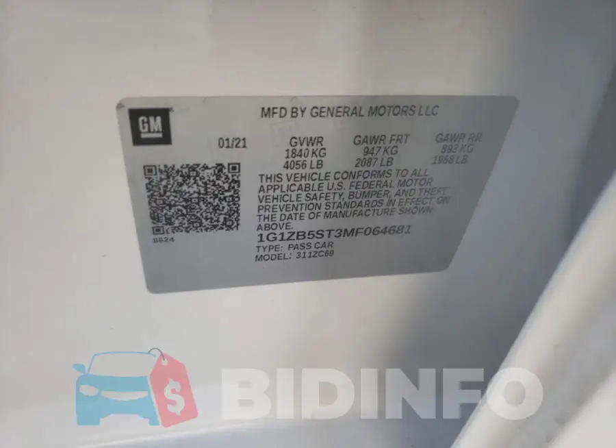 1G1ZB5ST3MF064681 Photo# 12
