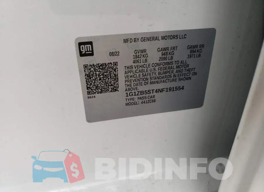 1G1ZB5ST4NF191554 Photo# 12