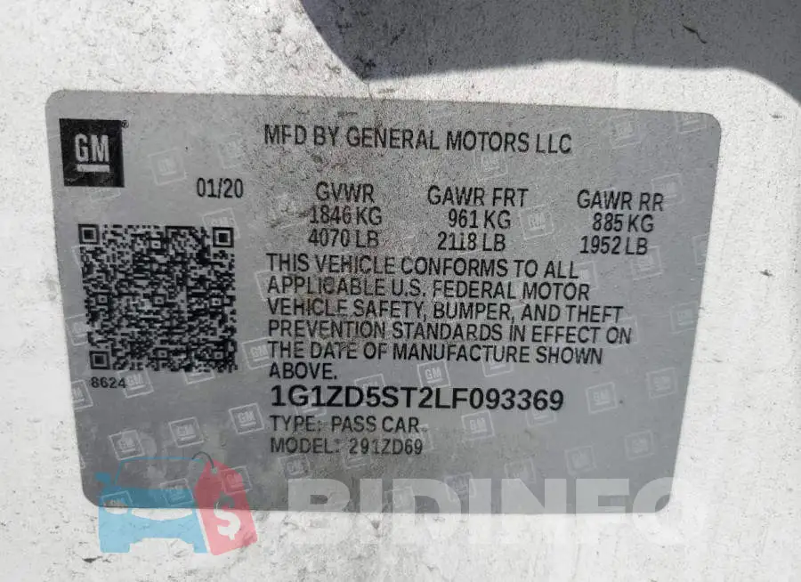 1G1ZD5ST2LF093369 Photo# 12