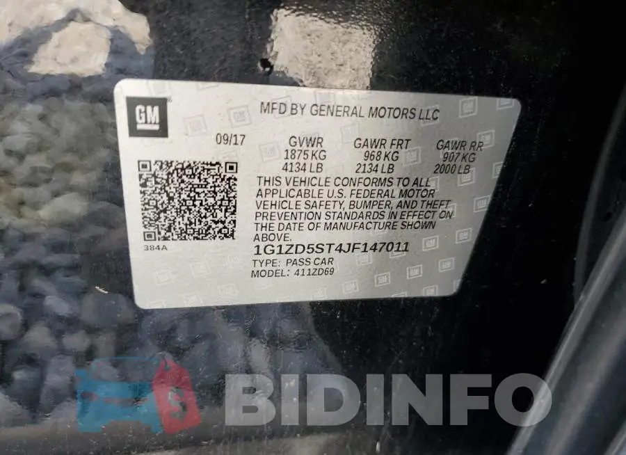 1G1ZD5ST4JF147011 Photo# 12