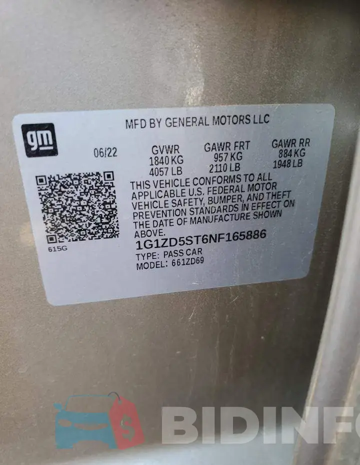 1G1ZD5ST6NF165886 Photo# 12