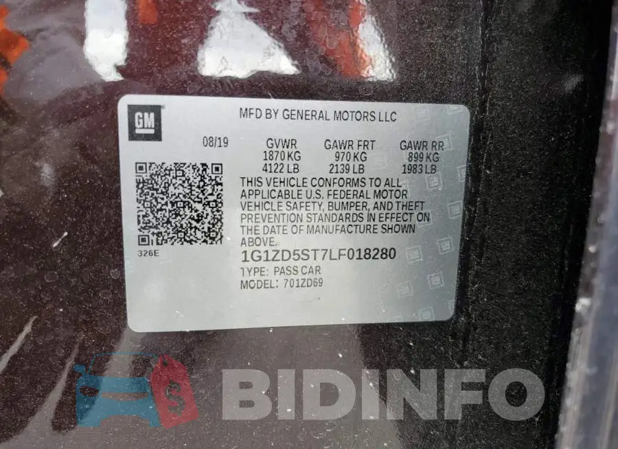 1G1ZD5ST7LF018280 Photo# 12