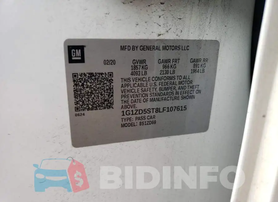 1G1ZD5ST8LF107615 Photo# 12
