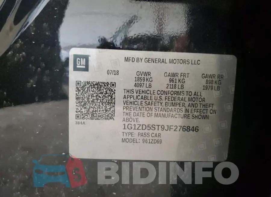 1G1ZD5ST9JF276846 Photo# 12