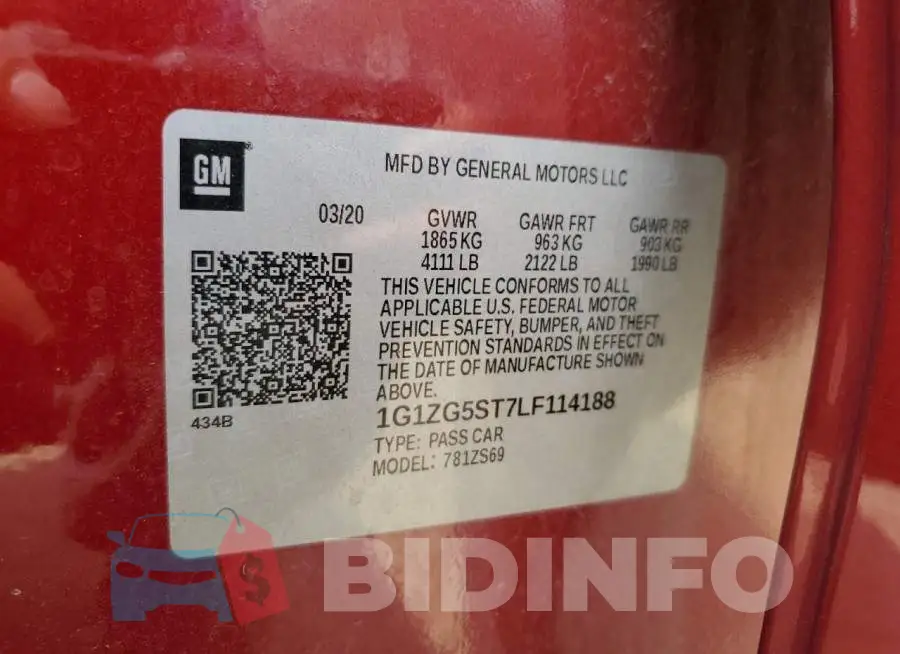 1G1ZG5ST7LF114188 Photo# 13