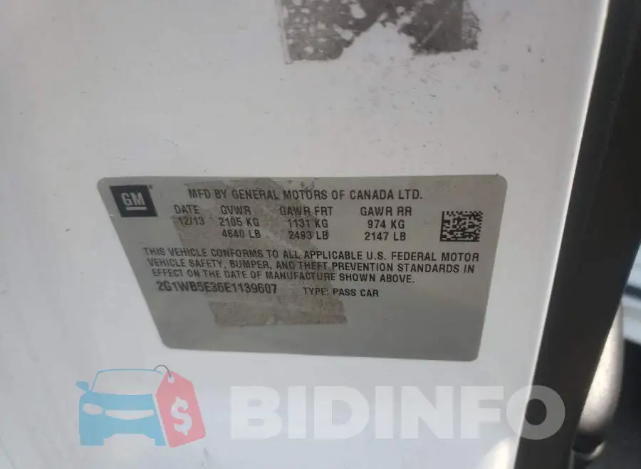 2G1WB5E36E1139607 Photo# 10