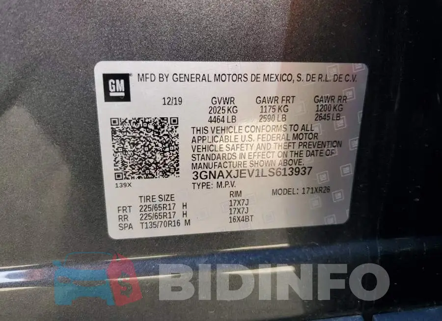 3GNAXJEV1LS613937 Photo# 13