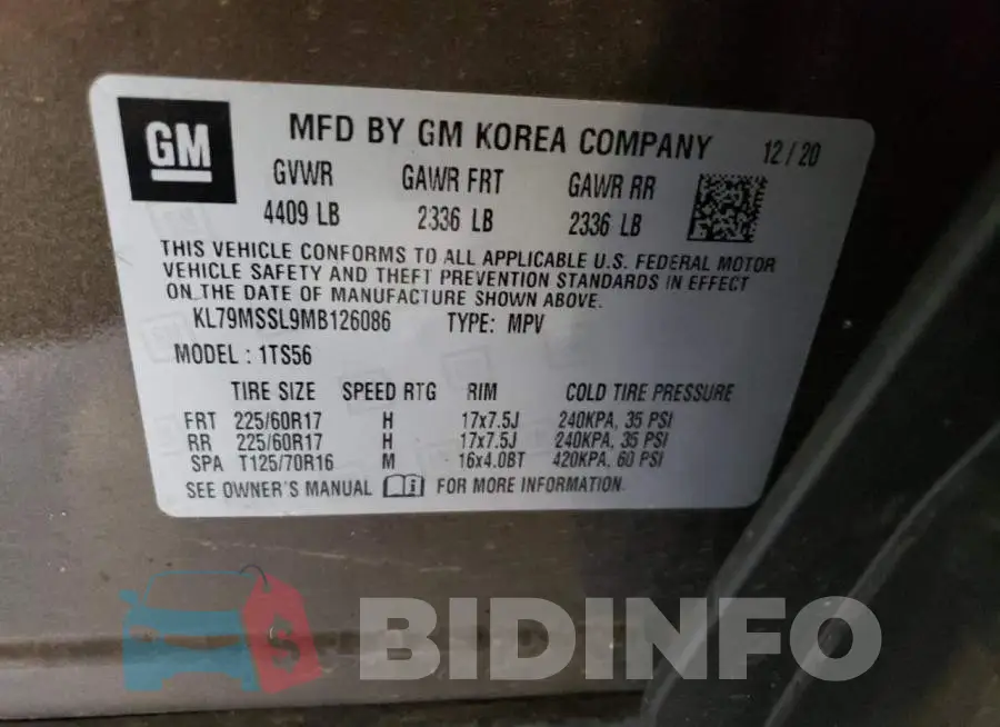 KL79MSSL9MB126086 Photo# 13