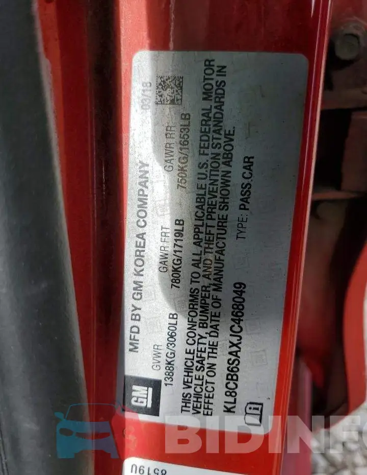 KL8CB6SAXJC468049 Photo# 12