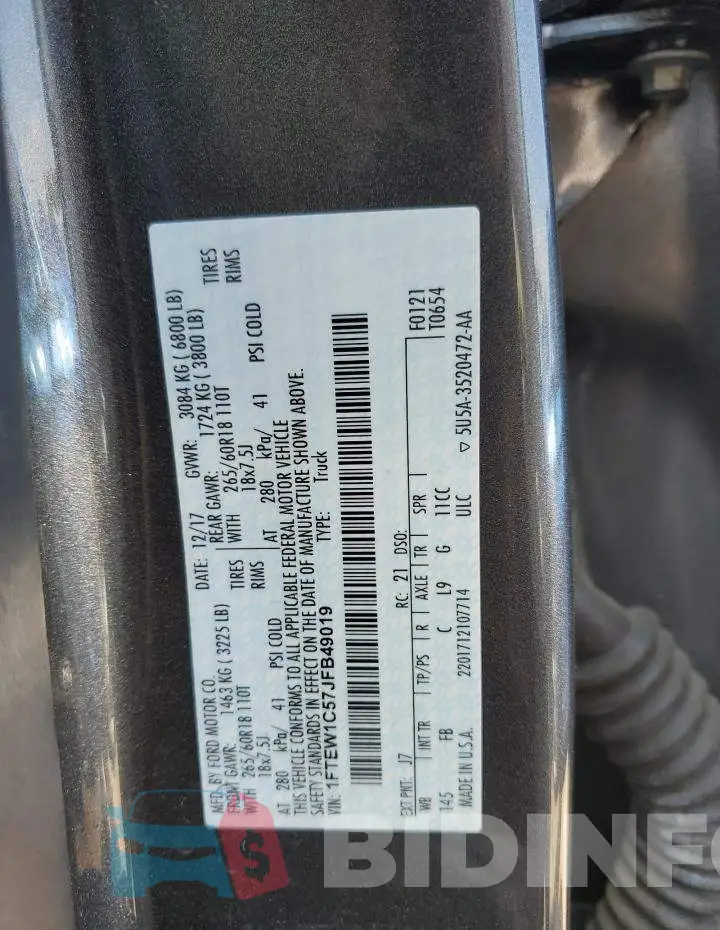 1FTEW1C57JFB49019 Photo# 12