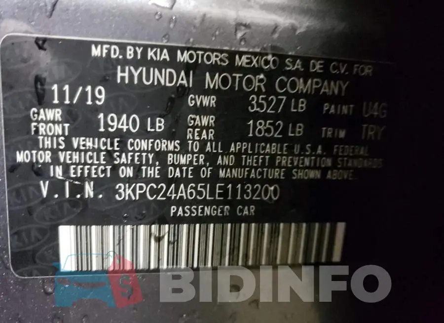 3KPC24A65LE113200 Photo# 12
