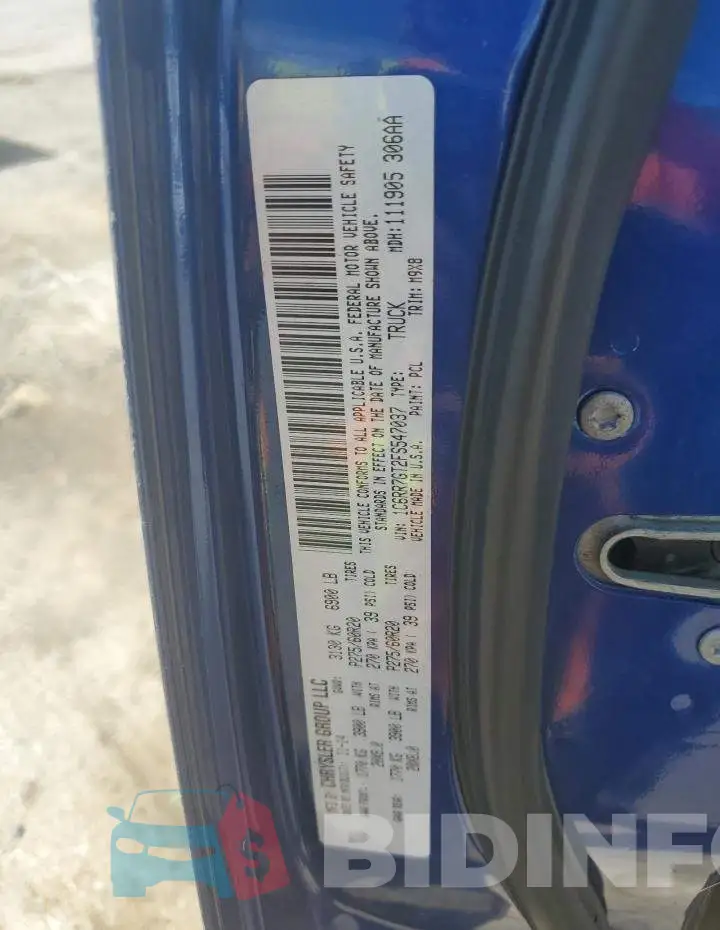 1C6RR7GT2FS547037 Photo# 12