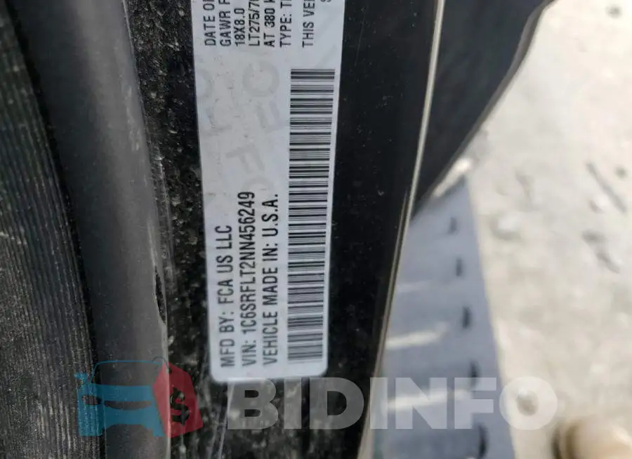 1C6SRFLT2NN456249 Photo# 12