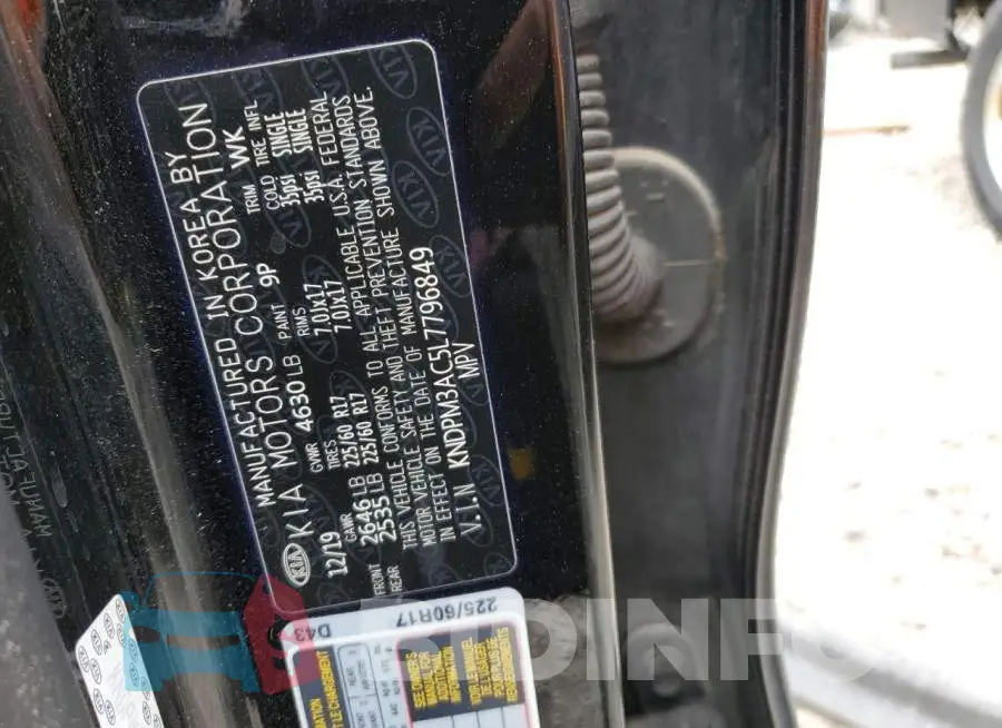 KNDPM3AC5L7796849 Photo# 12