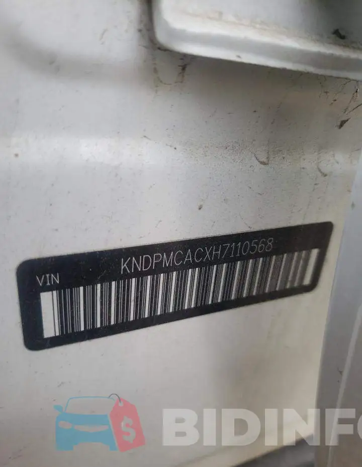 KNDPMCACXH7110568 Photo# 13