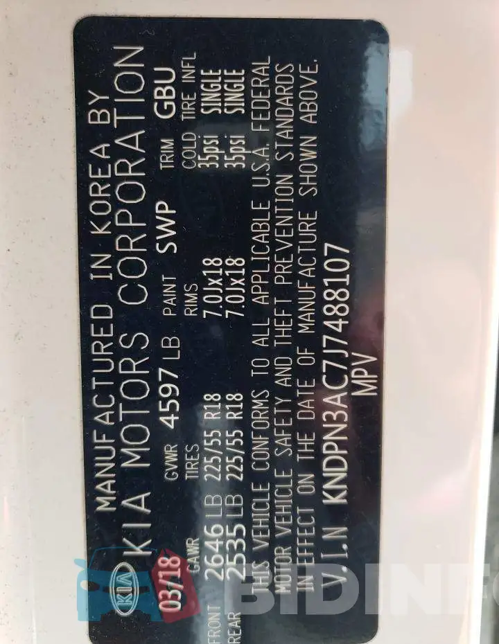 KNDPN3AC7J7488107 Photo# 13